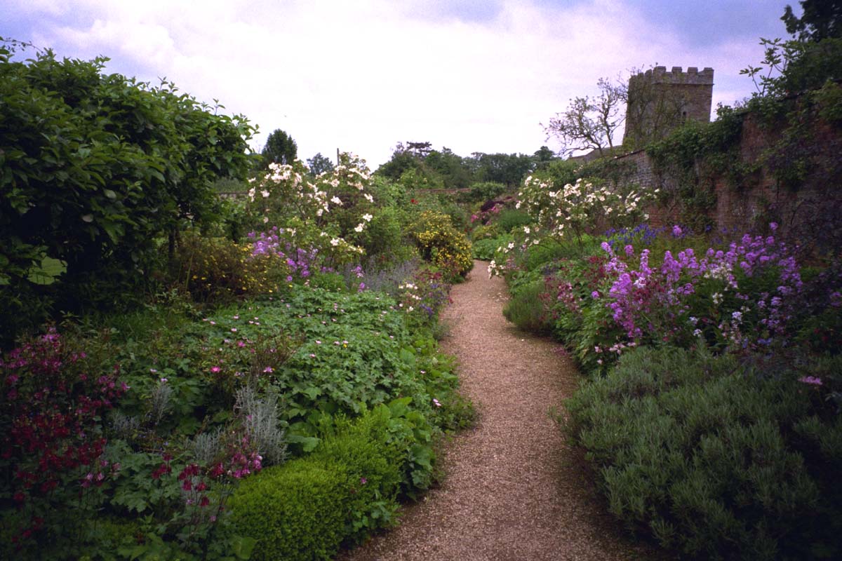 Border in Rousham House and Garden
