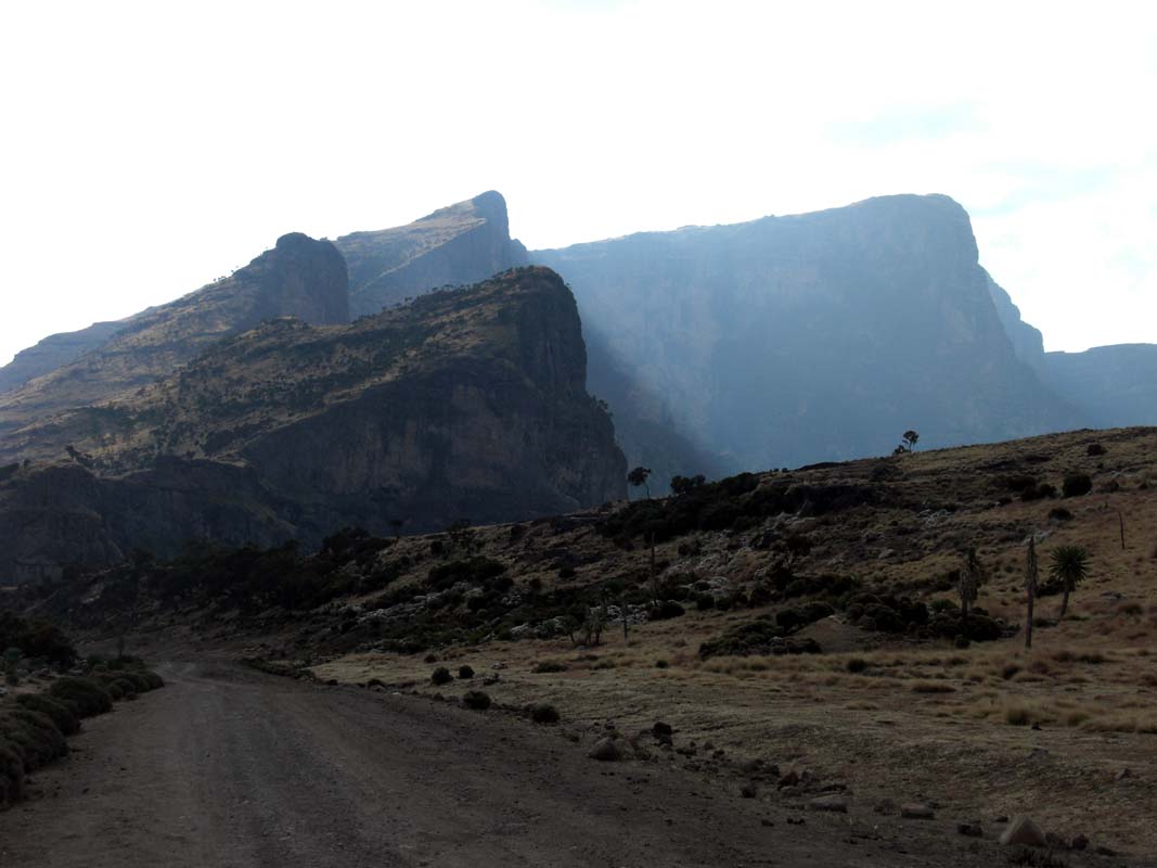 Dämmerung in den Simien Mountains, Äthiopien