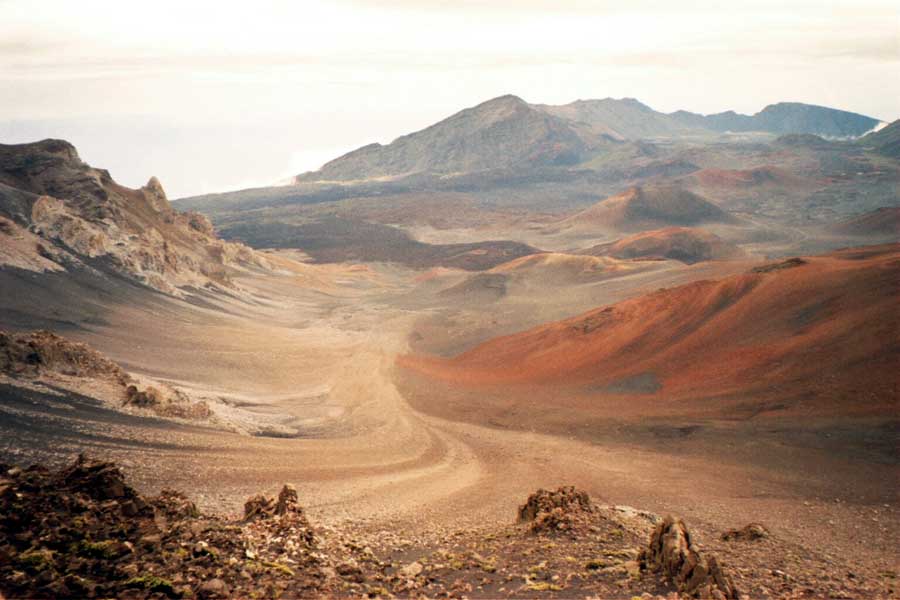 Haleakala-Krater vom Visitor Center
