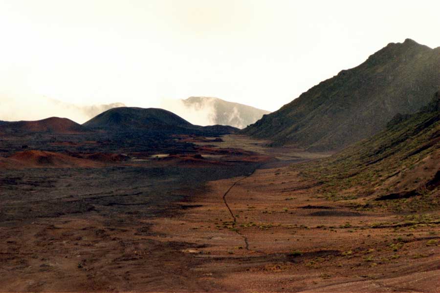 Haleakala-Krater - Detail