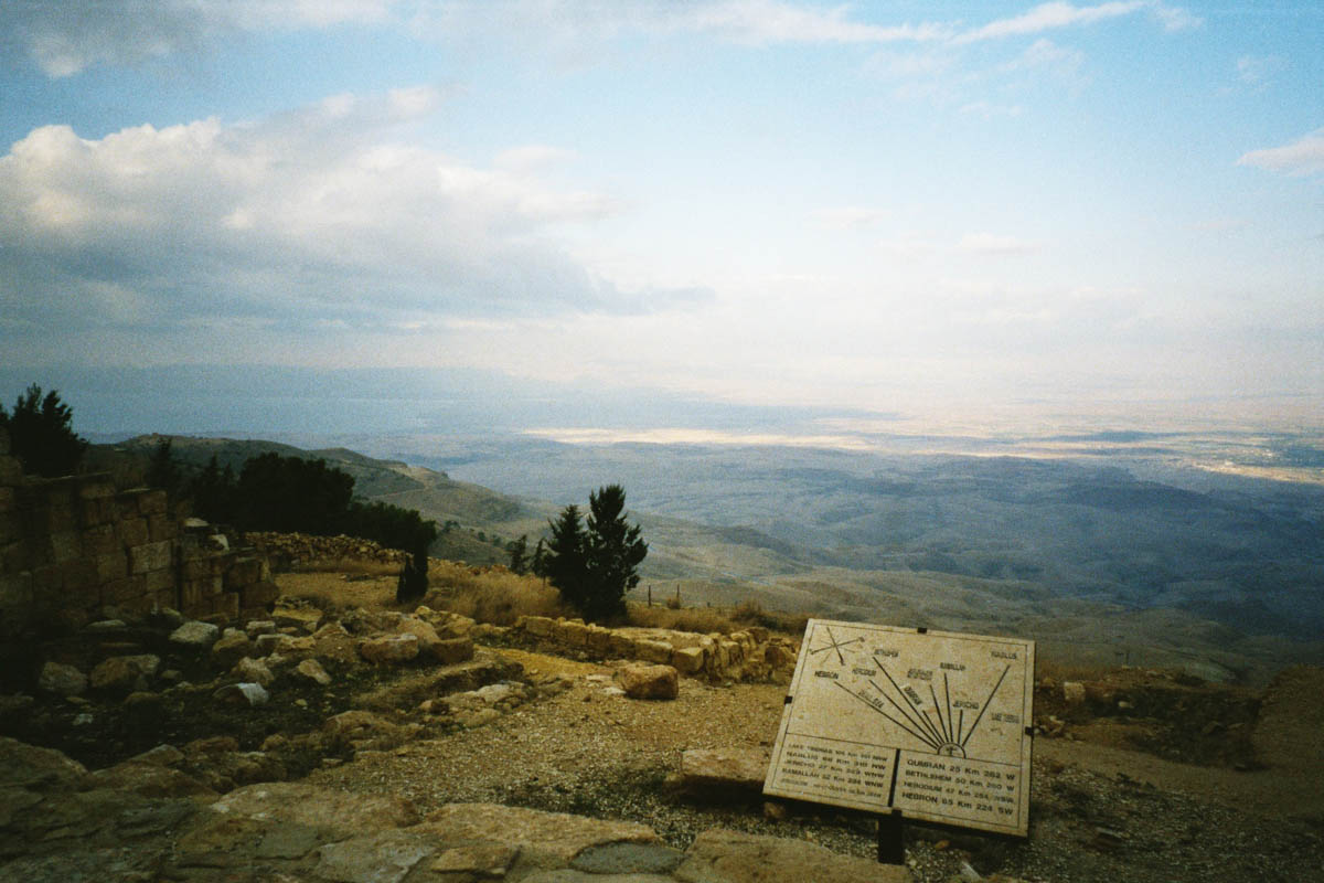 Blick vom Berg Nebo ins Gelobte Land