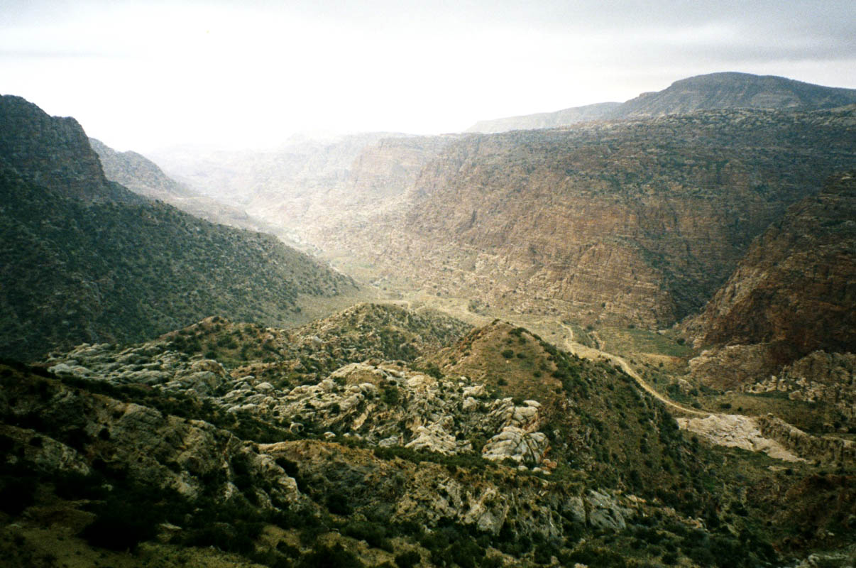 Blick ins Wadi Dana