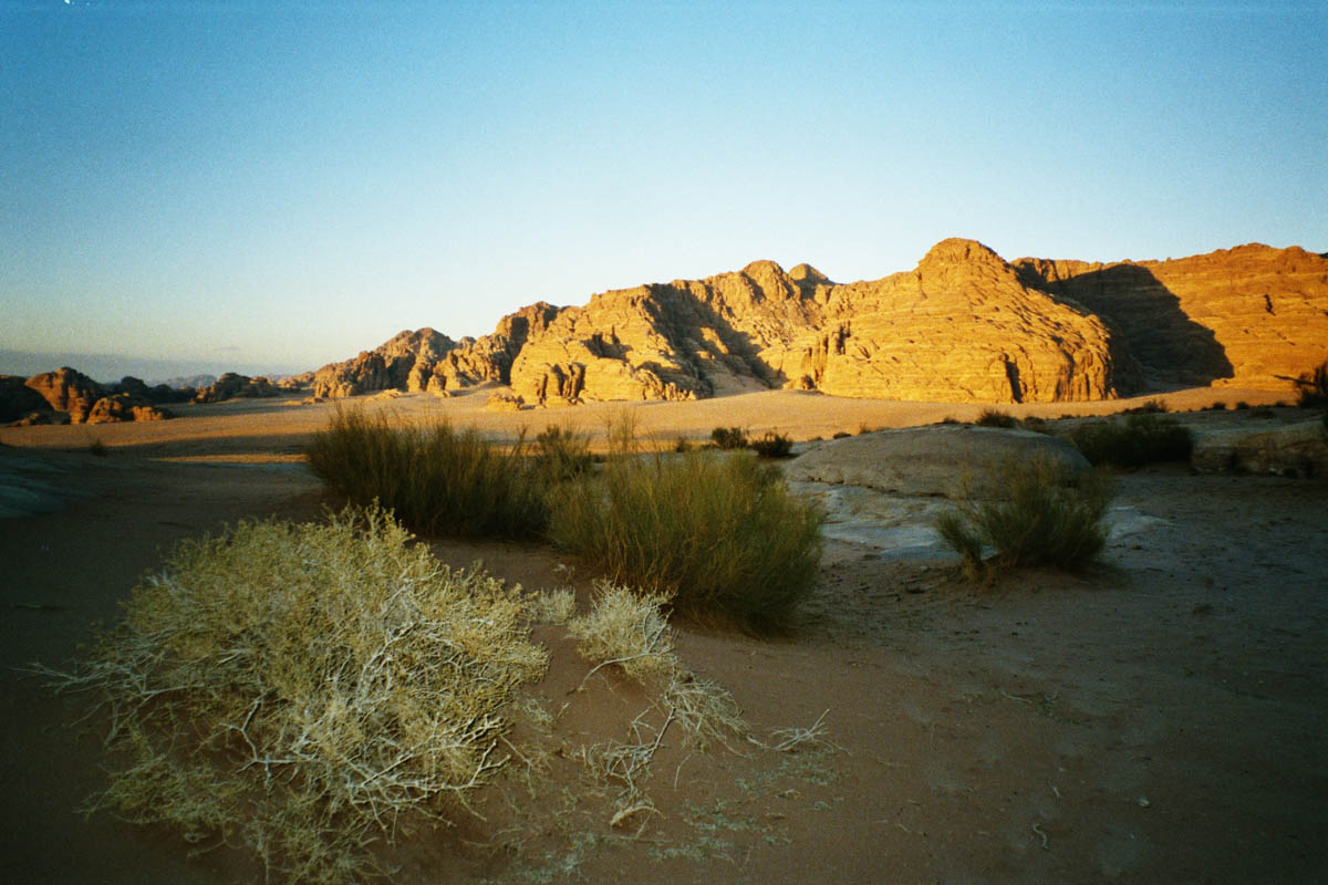 Wadi Rum in der Abendsonne
