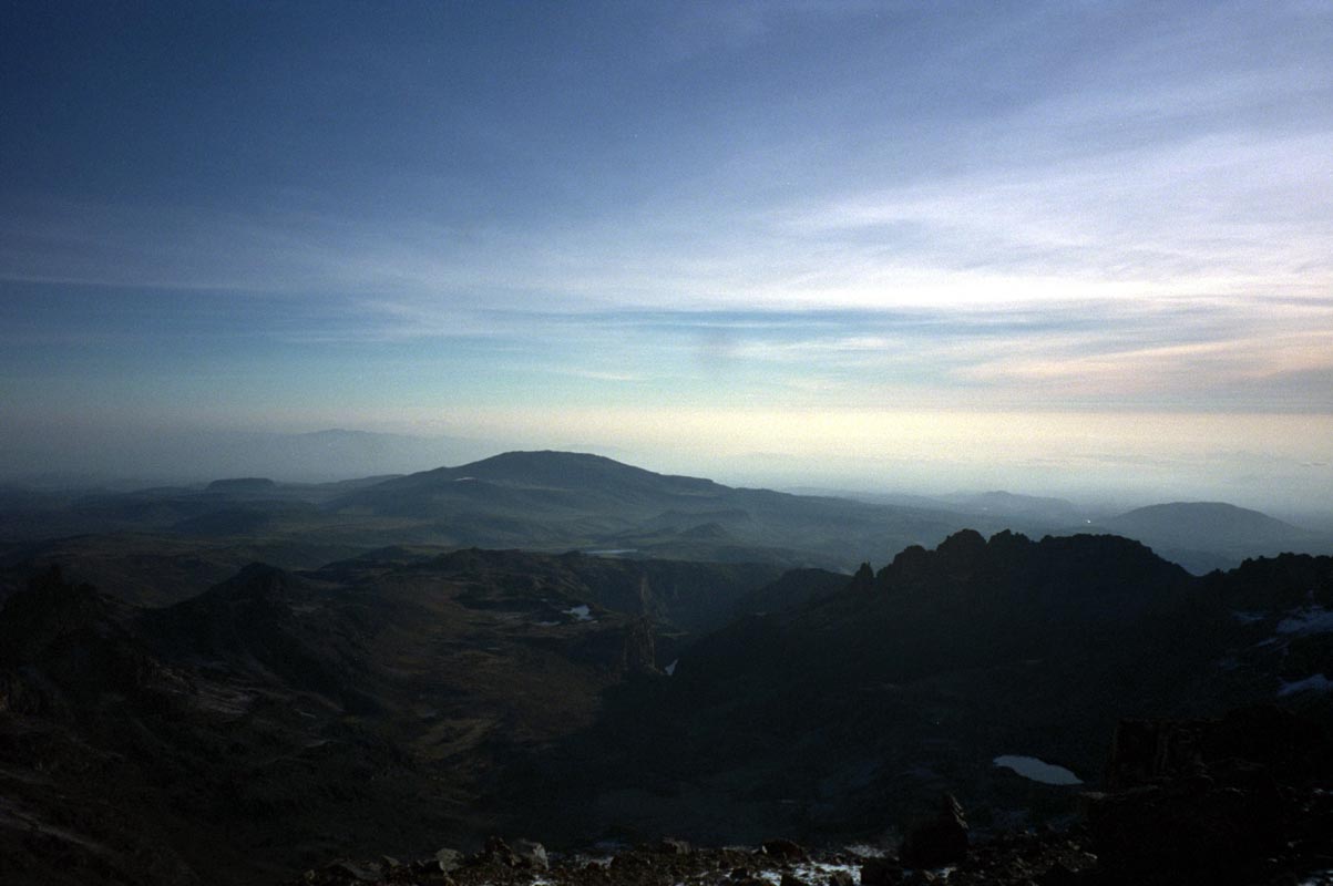 View from Mount Kenya