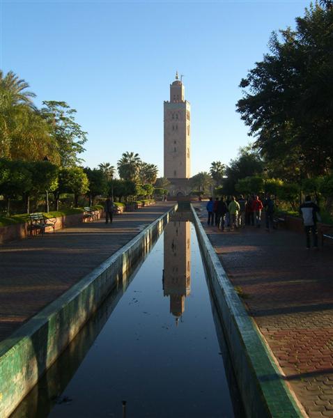 Minarett der Koutoubia Moschee