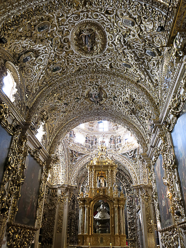 Puebla - Rosenkranzkapelle der Dominikaner-Kirche