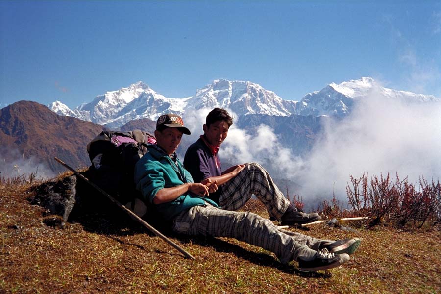 Sherpas vor dem Manaslu
