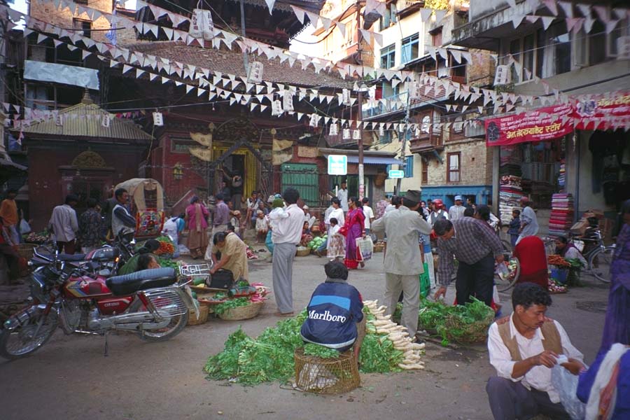 Kleiner Markt in Kathmandu