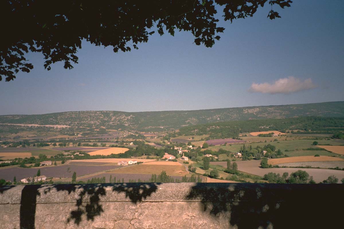 Blick auf das Plateau de Vaucluse