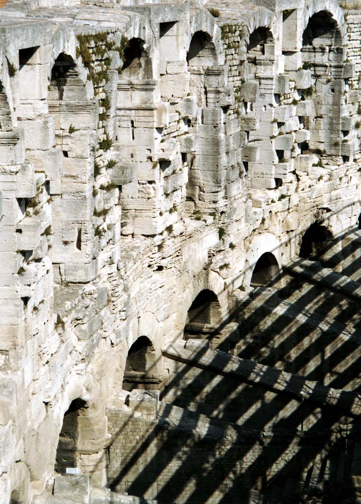 Römische Arena in Arles - Tribünen