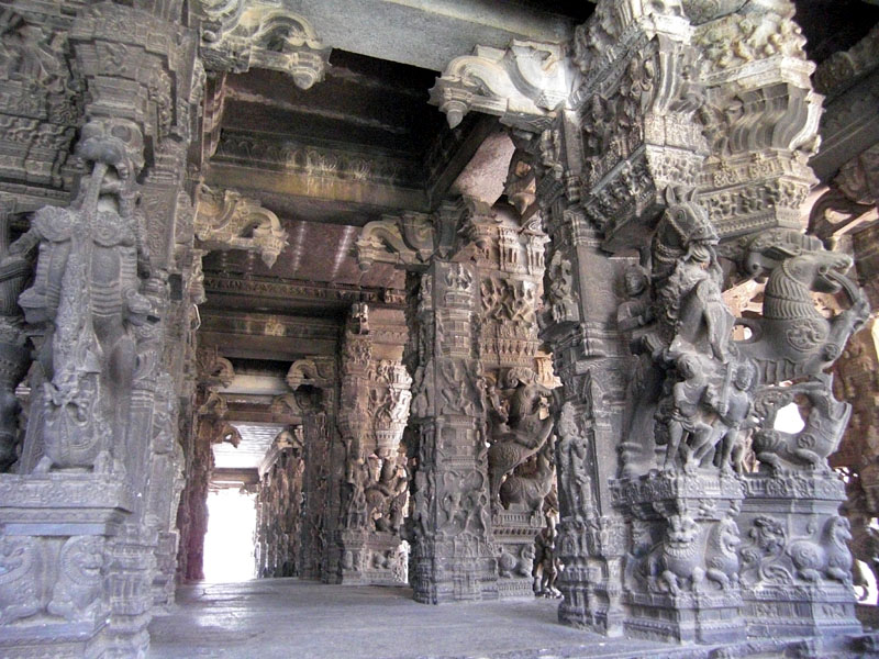 Hochzeitshalle Vishnu Tempel Kanchi