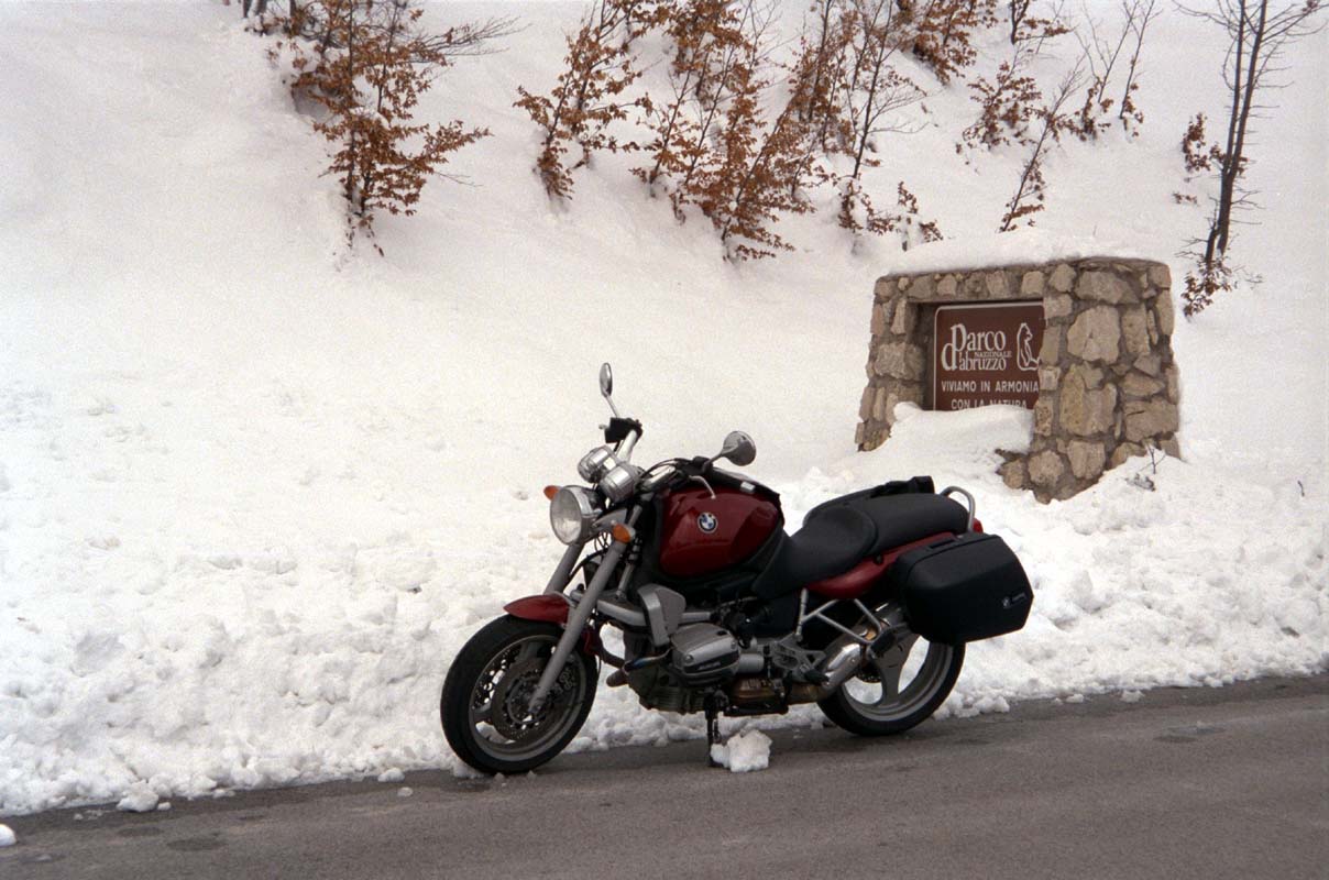 Viel Schnee im Parco Nazionale d'Abruzzo