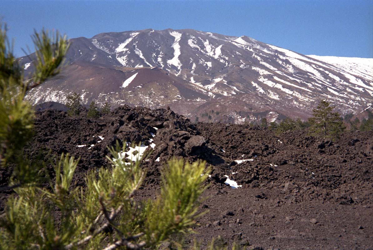 Gipfel des Etna von der Nordseite