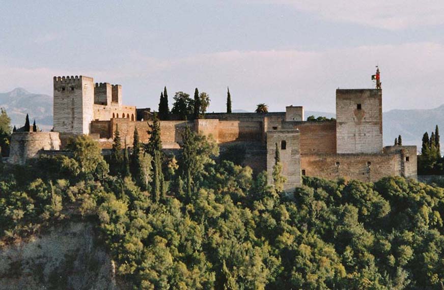 Blick auf die Alhambra vom Albayzin