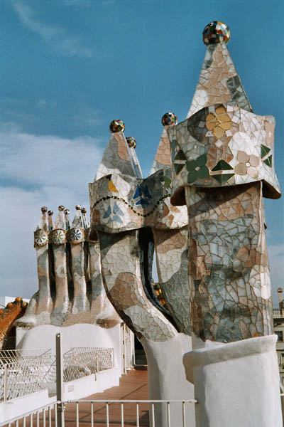 Kunstvoll gestaltete Kamine