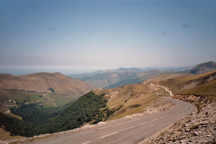 Col de Larrau - Passhöhe und Grenze