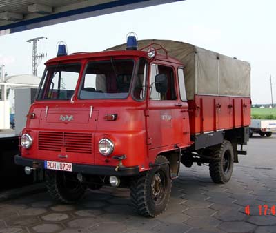 Begegnung mit einem Robur - ein 4T LKW aus DDR Produktion