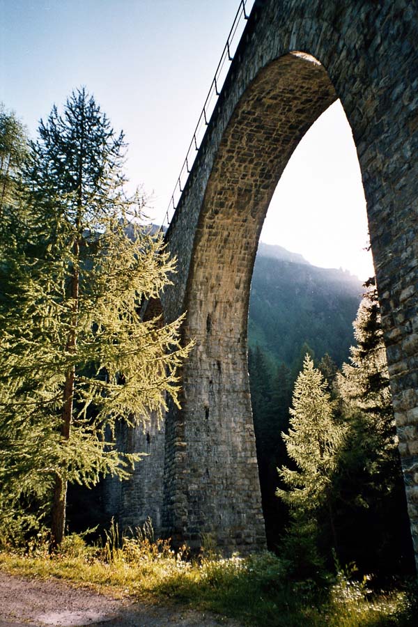 Viaduct der Rhätischen Eisenbahn am Albula